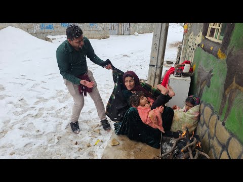 Four Children in the Freezing Cold — A Mother Alone Against Everything ❄️💔
