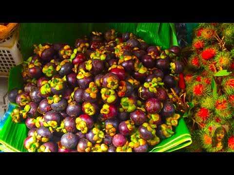 Cambodian Market Foods, Buying Country Food In Phnom Penh Market, Amazing Village food