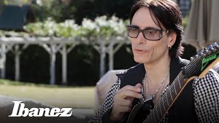 Video thumbnail for Steve Vai introduces his new signature model UV70P by Ibanez Guitar