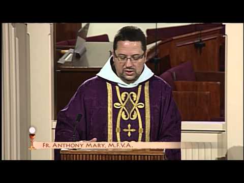 EWTN Daily Catholic Mass - 2015.4.1 - Fr. Anthony Mary - Wednesday of Holy Week