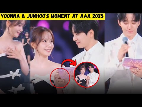 8 Seconds That Broke the Internet: Junho Holds Yoona’s Hand at AAA 2025!