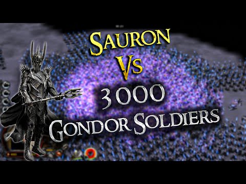 Sauron vs 3000 Gondor soldiers Dagor Dagorath | 4k UHD