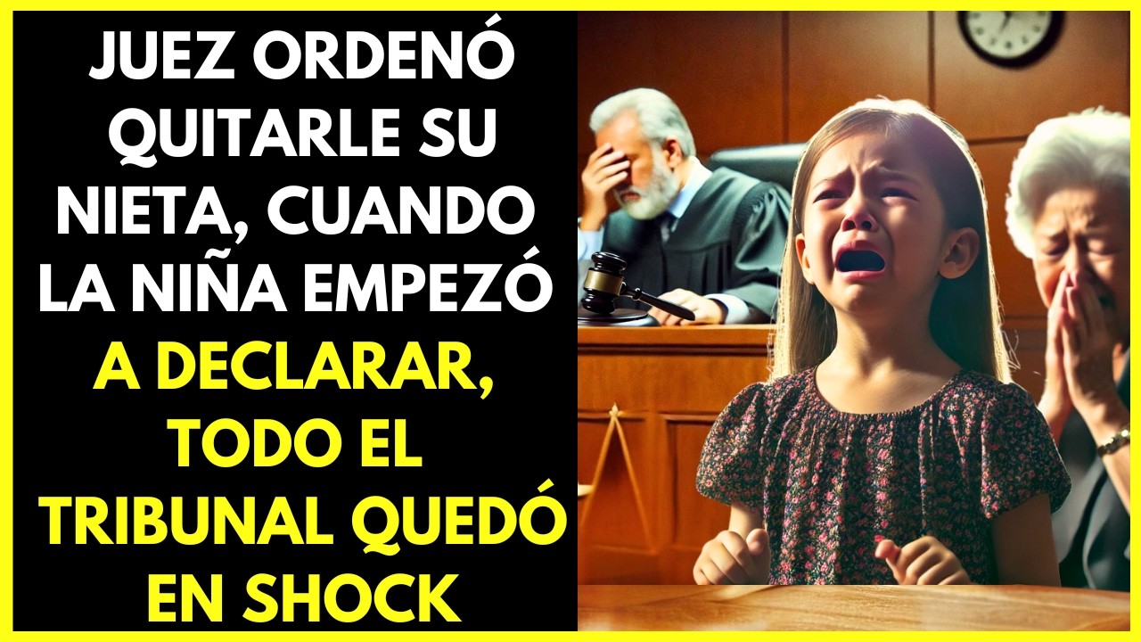 JUEZ ORDENÓ QUITARLE SU NIETA PERO TODO EL TRIBUNAL QUEDÓ EN SHOCK CUANDO LA NIÑA EMPEZÓ A DECLARAR