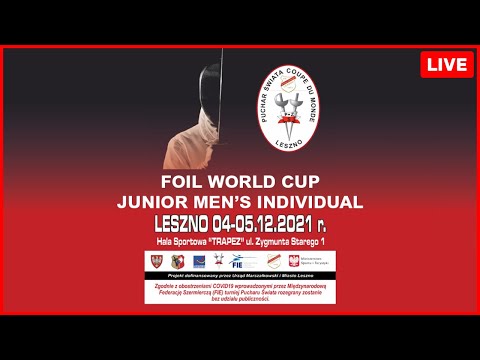 World Cup Leszno 2021 - Junior Men's Individual Foil - Piste Red (2)