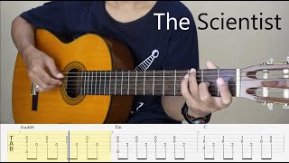 Download lagu THE SCIENTIST - COLDPLAY - (Easy) Fingerstyle Guitar Tutorial TAB. mp3
