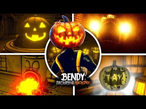 Bendy: Secrets of the Machine - Halloween EVENT & ALL Secrets Ink Demon's Eve (Bright Mode Showcase)