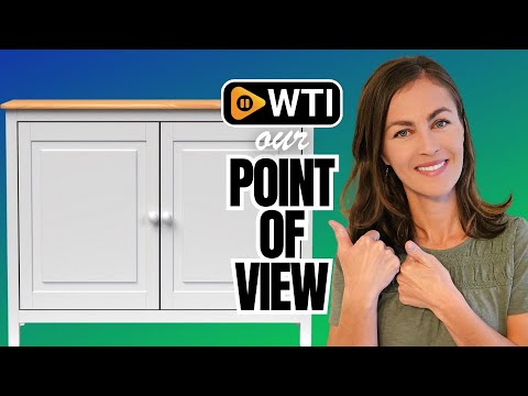 Solid Wood White Sideboard Buffet Cabinet with Doors - Adjustable Shelves - WTI product video review