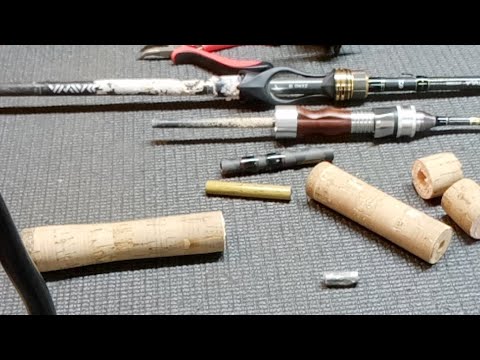 YouTube video about: How to make cork fishing rod handles?