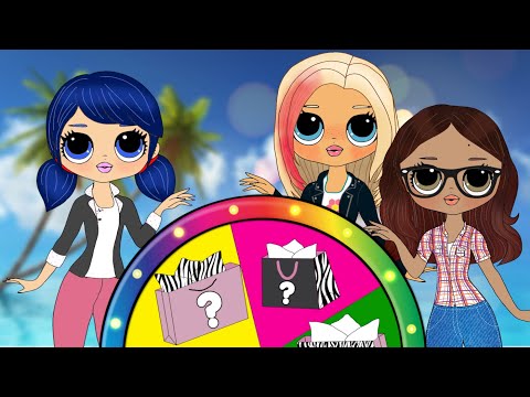 Miraculous Ladybug Clothes Switch Up: Who spins the wheel? - DIY Paper Dolls & Crafts - Isa's World