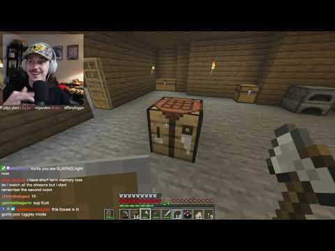 kurtisconner VOD — minecraft hardcore!!!
