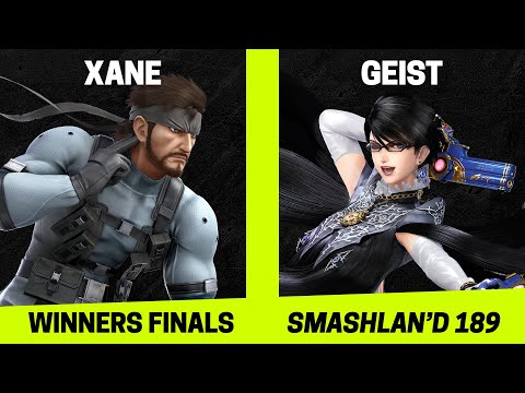 SmashLAN'd 189 Winners Finals - xane (Snake) vs Geist (Bayonetta) - SSBU Tournament