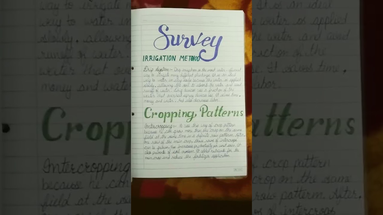 class 9th science project file/ Survey/winter's holiday homework