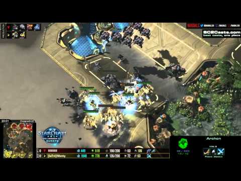 SC2 MorroW v Monty TvP Game 1 2014 WCS Europe Season 2 Qualifier Starcraft 2 Heart of The Swarm
