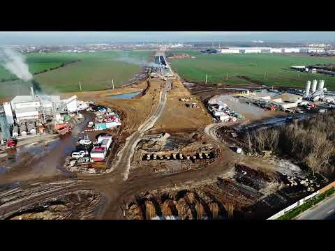 A0 Nord Lot 1 - filmare din drona - din 11.12.2025