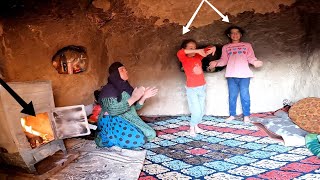 Fireplace to Stove: A Grandmother's New Beginning with Two Orphaned Daughters in a Mountain Cave