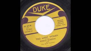 ROSCO GORDON - TOO MANY WOMEN - DUKE