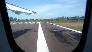 preview picture of video 'LANDING DI BANDAR UDARA H. ASAN SAMPIT'