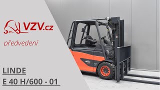 Электропогрузчик Linde E 40 H/600 - 01 | Изображение 4 - Machineryline