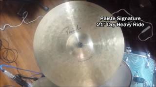 Video thumbnail for Paiste Signature 21" Dry Heavy ride by Brooklyn Drum Company