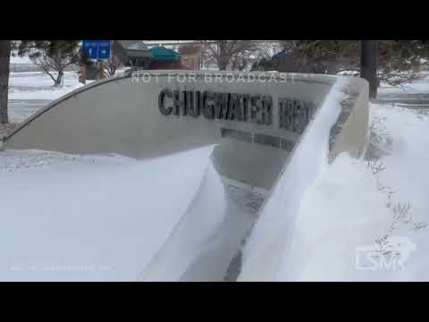 12-16-2022 Chugwater, WY - Strong Winds and Blowing Snow