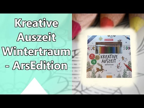Kreative Auszeit Wintertraum - Stabilo arsEdition - Malbuch für Erwachsene