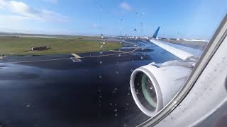 Décollage A321 Neo LR  du vol Air Transat TS111 du 17/01/2021 à Paris.