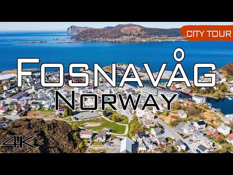 Fosnavåg Norway - City Tour & Drone, 4k