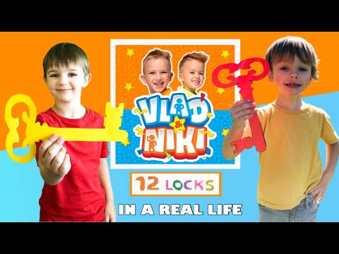 Vlad y Niki 12 candados,juego en la vida real