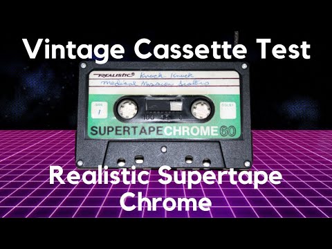 Vintage Cassette Review :  Supertape Chrome by Realistic (Radio Shack)