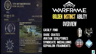 Warframe - How To Find Easy Ayatan Sculptures! (Golden Instinct Ability)