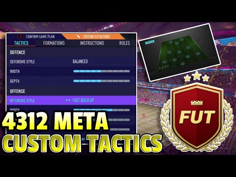 FIFA 21 BEST 4312 *POST PATCH* CUSTOM TACTICS & PLAYER INSTRUCTIONS!! | FIFA 21 ULTIMATE TEAM | 30-0
