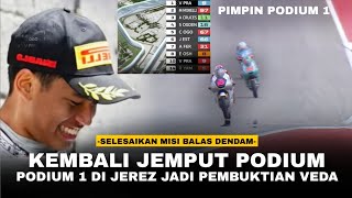 Download lagu Veda Ega Pratama's Proof Mission in Spain Latest Mapping HRC Optimistic Veda Podium 1 in Jerez mp3