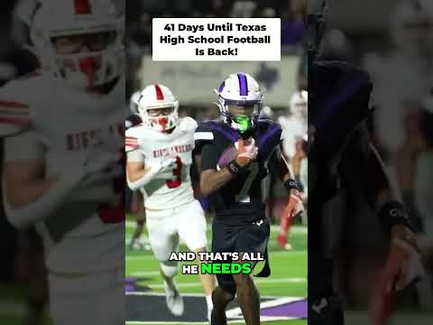 Posting 1 play every day until Texas High School Football is back! 41 Days left!