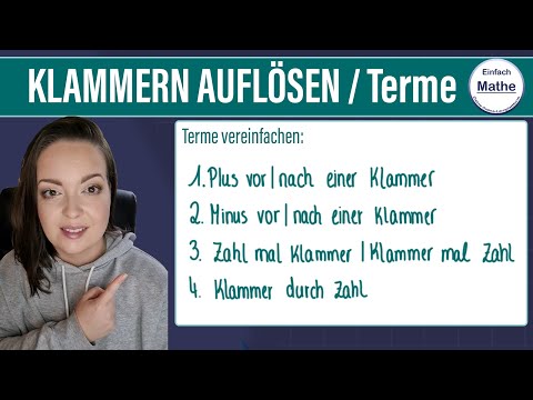 TERME vereinfachen | KLAMMERN auflösen | Erklärung und Beispiele by einfach mathe!