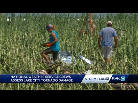 NWS crews assess Lake City tornado damage