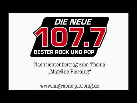 DER ENTDECKER DES MIGRÄNEPIERCINGS, Steve Pierce, bei Radio 107,7