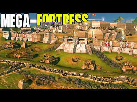 Can Largest WW2 German FORTRESS EVER Hold VS 8 PRO US ARMY Invasion?! - Gates of Hell