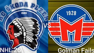 HC Škoda Plzeň vs Banes Motor České Budějovice | Golman Fails (NHL 26 / PS5)