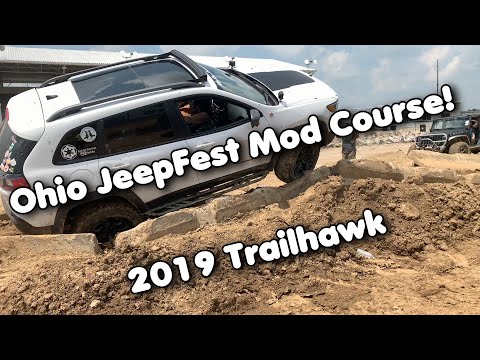 Ohio Jeep Fest 2019, Jeep Cherokee Trailhawk 4x4 Offroad, Modified Obstacle Course