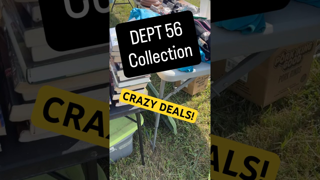 Huge DEPT 56 Collection Found At Yard Sale
