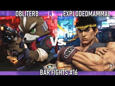 Obliter8 (Fox) vs. ExplodedMammaL (Ryu)  - Bar Fights #16