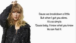Taylor Swift - So It Goes… lyrics