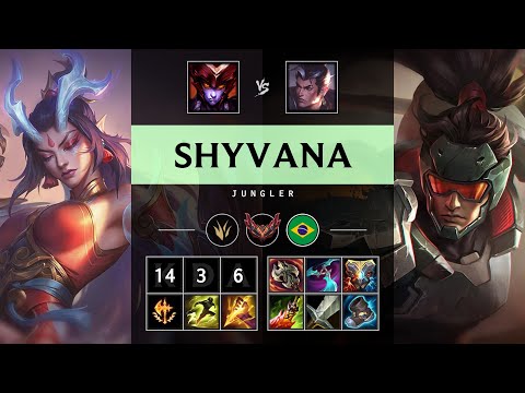 Shyvana Jungle vs Xin Zhao - BR Grandmaster Patch 25.20