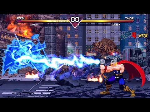 Steel vs Thor | WAR HAMMER !! | SUPER EPIC CLASH! | MCU x DCU