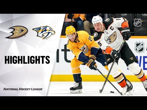NHL Highlights | Ducks @ Predators 10/22/19