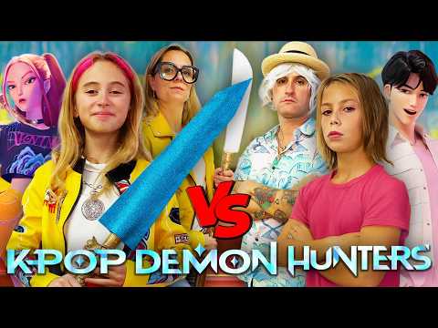 GIORGIA SALVA IL MONDO CON L'AIUTO DELLE HUNTRIX KPOP DEMON HUNTERS DAI SAJA BOYS NELLA VITA REALE!