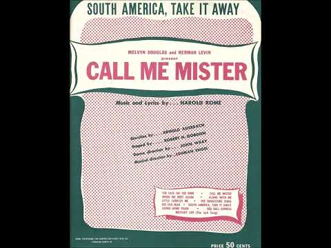 The Toon Timers with Larry Clinton and His Orchestra – South America, Take It Away, 1947