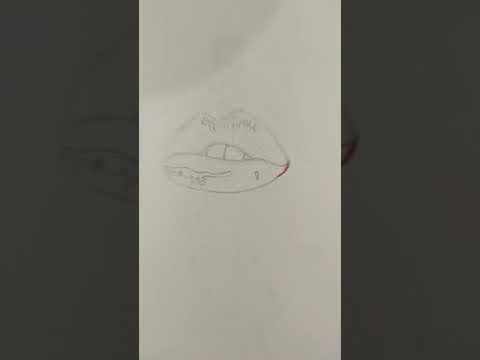 Lips drawing #shorts#