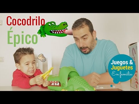 JUEGO COCODRILO QUE MUERDE // Cocodrilo sacamuelas // cocodrilo dentista.
