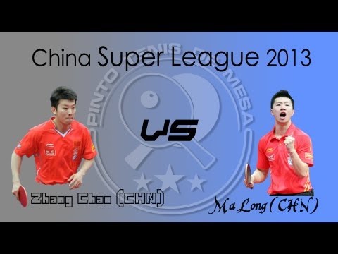 Chinese Table Tennis Super League 2013: Ma Long vs. Zhang Chao
